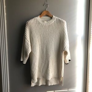 Loft Mock Neck Knit Sweater